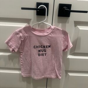 Bella Canvas Pink Short Sleeve Tee Chicken Nug Diet